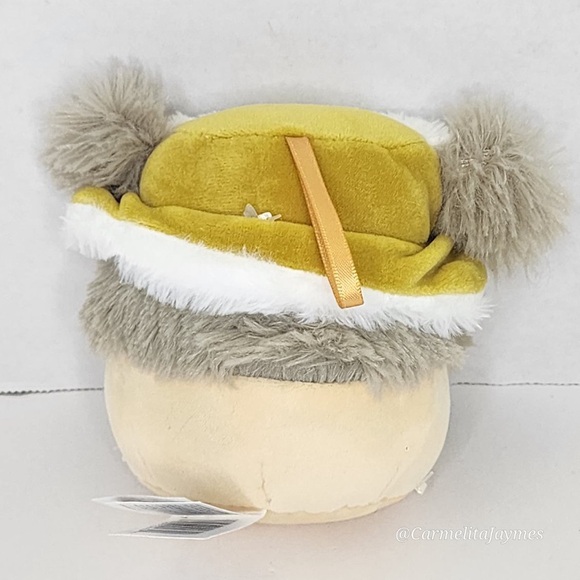 DRAY ⛄️ Gold Winter Yeti W/Hat Xmas Ornament Original Squishmallows Kellytoy NWT - Picture 5 of 8